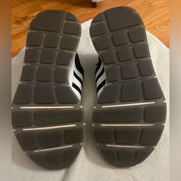 Adidas Black and White Running Shoe - Picture 7 of 8